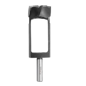 HARFINGTON Wood Tenon Dowel Plug Cutter 35mm Metric Tenon Dowel Cutting Tools Drill Bit High Speed Steel Wood Plug Dowel Cutter with Round Shank for Woodworking Furniture Making