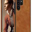 LOHASIC for Galaxy S24 Ultra Case Leather, Classic Elegant Premium Business Vegan PU Non-Slip Grip Shockproof Protective Cover Men Women Phone Cases for Samsung Galaxy S24 Ultra 5G 6.8" - Light Brown
