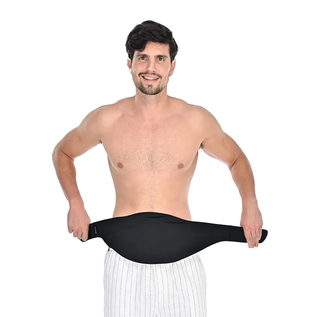 Ostomy Bag Covers for Men and Women | Ostomy Belt for Sports and Daily Life | Leak-Proof and Odor-Masking Solution, Black (L)