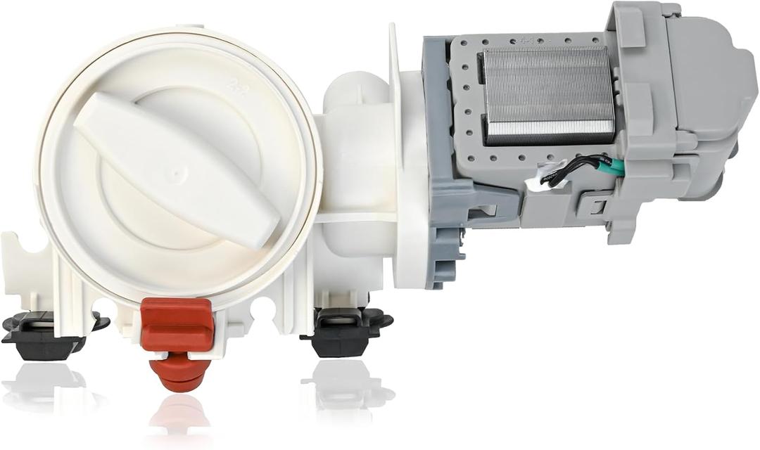 Upgraded 280187, 8181684, 1200164, 8182821 Front Load Washer Drain Pump Filter Assembly (OEM) Compatible with kenmore HE, whirlpool Dute, maytag, kitchenaid, amana Washing Machine.