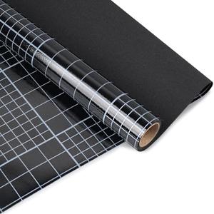 HIDBEA Blackout Window Film,100% Light Blocking Room Darkening Window Privacy Film,Frosted Glass Window Film Heat Control, Removable Window Cover Tint for Day Sleep (Black)