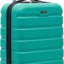 Wrangler 22" Hardside Spinner Carry-On Luggage, Teal