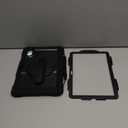 SEYMAC stock Case for iPad (A16) 11th/10th Generation 11''/10.9'' 2025/2022, Full-Body Drop Protection Case with Screen Protector &360 Rotate Hand Strap/Stand, Black