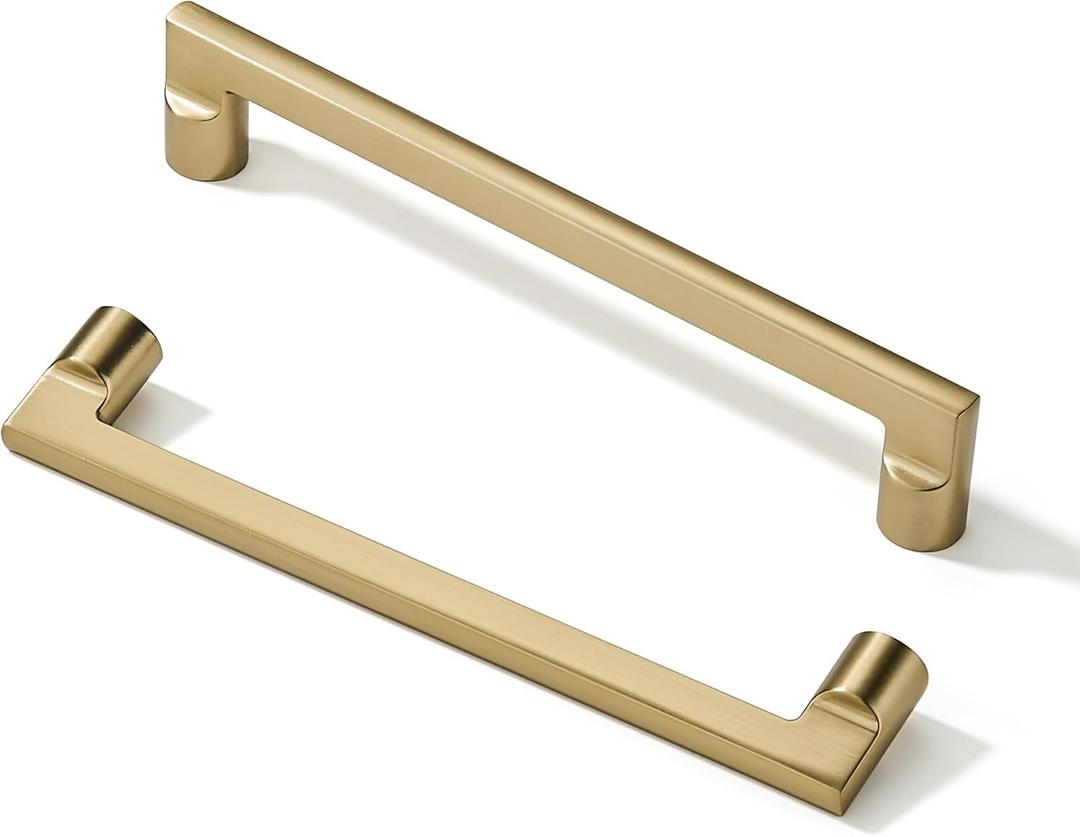 AVICCI 10 Pack Cabinet Pulls 10 Pack 5"/128mm Champagne Bronze Kitchen Cabinet Handles Modern Pulls for Dresser Drawers,Cabinet Hardware Cabinet pulls