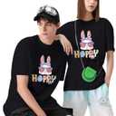 Women's Festival T-Shirt - Funny Holiday Graphic Tee, Valentine's St. Patrick's Easter Mother's Day Print T-Shirt (XS)