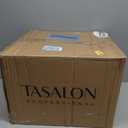 TASALON Professional Hair Steamer for Deep Conditioning, Hooded Dryer for Oil & Dye & Natural Hair, Mechanical Button & Knob Timing, Deep Moisturizing Hair Care, Hot Mist for Spa, Home Use, Salon