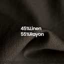 LIFOMO Women's Shorts 10'' Inseam Linen Hiking Cargo Shorts Summer Bermuda Drawstring Lightweight Casual Comfy with Pockets, Brown, L (Brown, L)