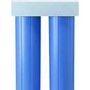 Pentair Pentek BBFS-22 Big Blue Two-Housing Filtration System, 1" NPT #20 High Capacity Water Filter Housing, Holds 20" x 4.5" Filter Cartridges