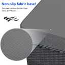 Outdoor Round Daybed Cushion Cover With Zip & Anti-Slip Particles,Sun Island Sunbed Mattress Covers Water Resistant,Patio Day Bed Cushions Slipcover-COVER ONLY (Dark Grey, 65*25*5.3-65*43*5.3in)