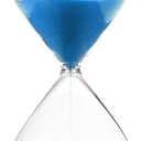 PATIKIL 30 Minutes Sand Timer, Sand Watch Hour Glass Sandglass Timer Clock for Living Room Home Office Restaurant Decoration, Dark Blue