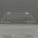 Extra Large Trash Bag Holder Dispenser with Lid, Wall Mount Acrylic Garbage Bag Dispenser Under Sink for Laundry Room Organization and Storage, Fit Costco Kitchen Trash Can Liner Bags, Clear