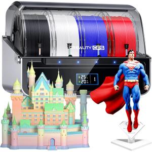 2026 New Official CREALITY CFS - Creality Filament System, Multi-Color 3D Printer Automatically System, Supports 16 Color Printing for K1 Series CFS Upgrade Kit/K2 Combo//K2 Plus/K1 MAX/K1 SE/K1C/Hi