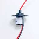 Taidacent 2 Wires 15A 20A 30A 40A 60A Slip Ring Collector Ring Rotary Electrical Contact (15A)