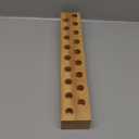 Mumufy 18in Long Wooden Taper Candle Holders for Birthday Party Candlestick Table Centerpiece Giant Wooden Farmhouse Candle Holders Decorations for Birthday Wedding Anniversary Desktop(Natural Wood)