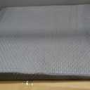 Bed Wedge Pillow Triangle Belt Foam for, Knee, Small Leg, Reading, Maternity (Grey)