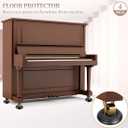 Piano Caster Cups Upright Piano Caster Cups Wood coasters Cups, Black