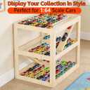 Display Case for Hot Wheels Garage & Matchbox Cars 1/64 Scale Diecast Toy Car Garage, Storage Case for Hot Wheels, Parking Diorama Toy Car Parking Ramp