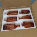 12Pcs Glass Bud Vase Set, Small Dark Brown Flower Vase for Centerpieces, Bud Vases in Bulk, Mini Vintage Vase for Rustic Wedding Decorations, Amber