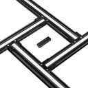 Juice Groove Router Jig, Variable Router Jig for Creating Square and Rectangular Recesses, Slots, and Face Panel Molds, Working Area 25.6" x 25.6", Aluminum