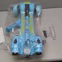 3 Wheel Scooter for Kids, Toddler Scooter with Bluetooth Music Speaker Steam Sprayer LED Lights Aluminum Alloy T-Bar, Folding Kick Scooters for Boys Girls Ages 3-10 (Black)