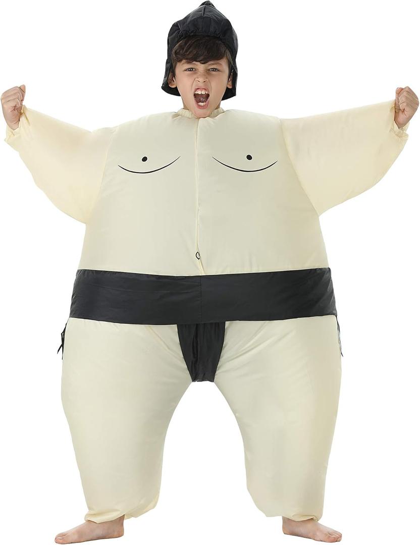 TOLOCO Inflatable Kids Sumo Wrestler Wrestling Suits Halloween Costume