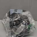 SUNFURA Full Body Dog Coat - Warm Fleece Jacket for Large Dogs, Turtleneck Winter Coats with Harness, Reflective Dog Snowsuit Windproof Puffer Jackets with Legs for Weimaraner, Black XL