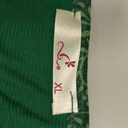 Women's Green Flower Shirt, Size XL