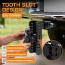 Adjustable Trailer Hitch, 8 Inch Drop Hitch for 2 Inch Receivers