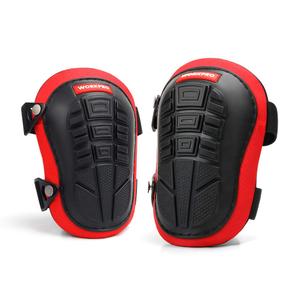 WORKPRO Knee Pads for Work, Construction Knee Pads with Ergonomic Gel Cushion and Foam Padding for Gardening, Carpentry, Welding, Roofing, Cleaning (Black&Red)