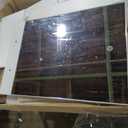 DUMOS Vanity Desk Makeup with Mirror LED Lights, White Table with Power Outlet 3 Drawer, 4 Storage Shelves & 2 Cabinets, 3 Lighting Modes & Adjustable Brightness, Dressing Tables for Bedroom