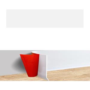 Silicone Door Kick Plate 8x28 inches, Self Adhesive Flexible Rubber Tape Stick On Scratches Protector Plates for Doors, 8"x 28" White