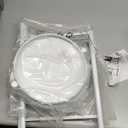 3 Tier Plant Stand Indoor, Metal Plant Shelf Outdoor, Foldable Corner Tall Plant Rack for Multiple Plants, Flower Pot Holder Display Stand for Living Room Patio Home Decor for Gardening White