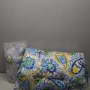 LVTXIII 2 Pack Outdoor/Indoor High Back Chair Cushions, Deep Seat Patio Seat and Back Cushion Set, Stuffed High Rebound Foam Rocking Chair Cushions, 44x22x4, Paisley Blue