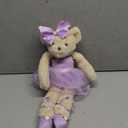 Bearington Collection Ballerina Themed Stuffed Animal - Ballet Doll - Dance Recital Gifts for Girls - Bear Tootsie - 13"