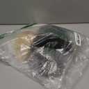 Tatuo 4 Pieces Faux Fur for Craft Faux Fur Shaggy Patches Ribbon Chair Cover Seat Cushion Pad Supplies for Sewing DIY Winter Valentine's Day Costume Gnome Beard(Black, Khaki, Grey, White)