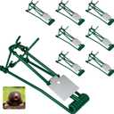8 Pack Gopher Trap, Mole Traps for Outdoor, Reusable & Easy Set Vole Trap, Weather Resistant Ground Mole Killer for Lawn, Garden, Farm Yard Protection