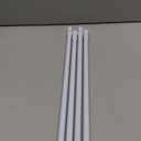 Tension Curtain Rod 17 to 28 Inch Adjustable Tension Rods 6 Pack Expandable Spring Tension Rod White No Drilling for Closet Kitchen Cupboard Wardrobe Door Bookshelf DIY Projects