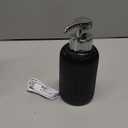 Automatic Soap Dispenser Liquid Touchless: 11oz Plastic - 5 Level Adjustable Black Rechargeable Electric Auto Smart Soap Dispenser - Bathroom Kitchen Hand Dish Lotion