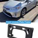 FASTCHE Front License Plate Frame Compatible with 2012 2013 2014 2015 Toyota Prius/Prius Plug-in Front Bumper License Plate Holder Mounting Bracket Replace # 5211447130 TO1068120