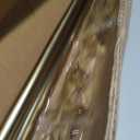 Modern Double Curtain Rods, Warm Gold Curtain Rod 36-72 Inch Length Drapery Rods with Simple Decorative End Caps 1 Inch Front and 5/8 Inch Diameter Back Dual Curtain Rod Telescoping Window Rods