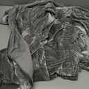 yidengymx Womens 2 Piece Velour Tracksuit Two Piece Outfits for Women Long Sleeve Zip Up Crop Tops Sweatpants Sets Pockets 2XL