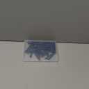 35Pcs 1/4 x 2-1/4 Inch Concrete Screws Anchor with Drill Bit, Blue Hex Head Masonry Brick Stucco Cement Block Screws, Diamond Point