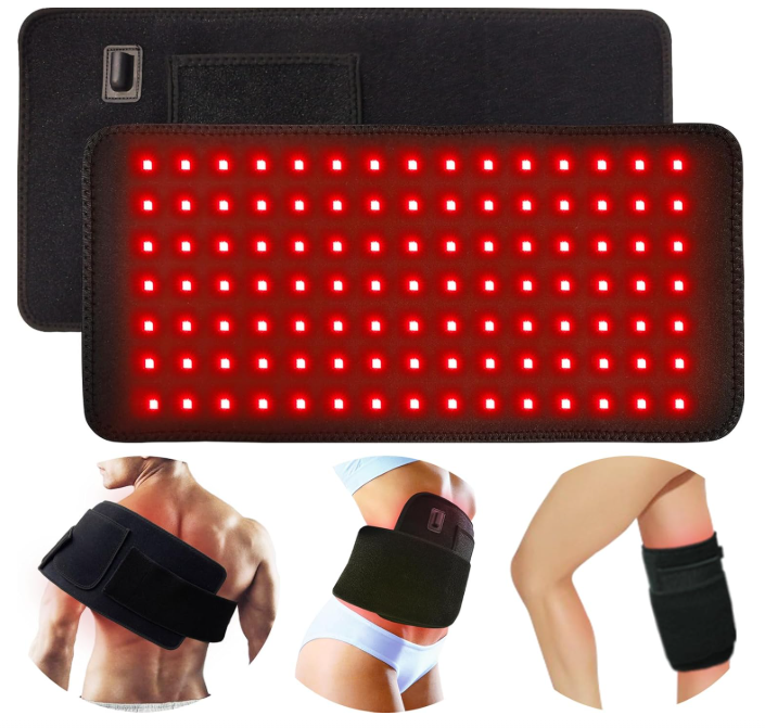 Red Light Therapy for Face and Body, GMOWNW Infrared Light Therapy Lamp with Stand, 660nm Red Light and 850nm Near Infrared Light Therapy Device for Face Knee Body, Skin Care at Home