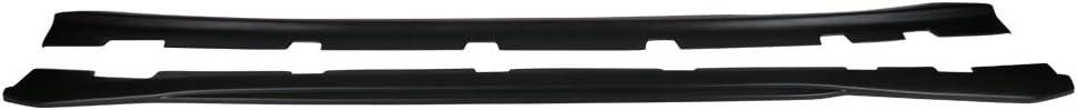 Side Skirts Compatible With Dodge Charger, Matte Black Rocker Panels Side Skirt Splitter Extension Lip by IKON MOTORSPORTS
