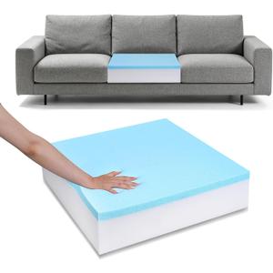 Upholstery Foam 24"x24" – 6“ Thick Couch Cushion Replacement, Cut to Size, 24''x24''x6''