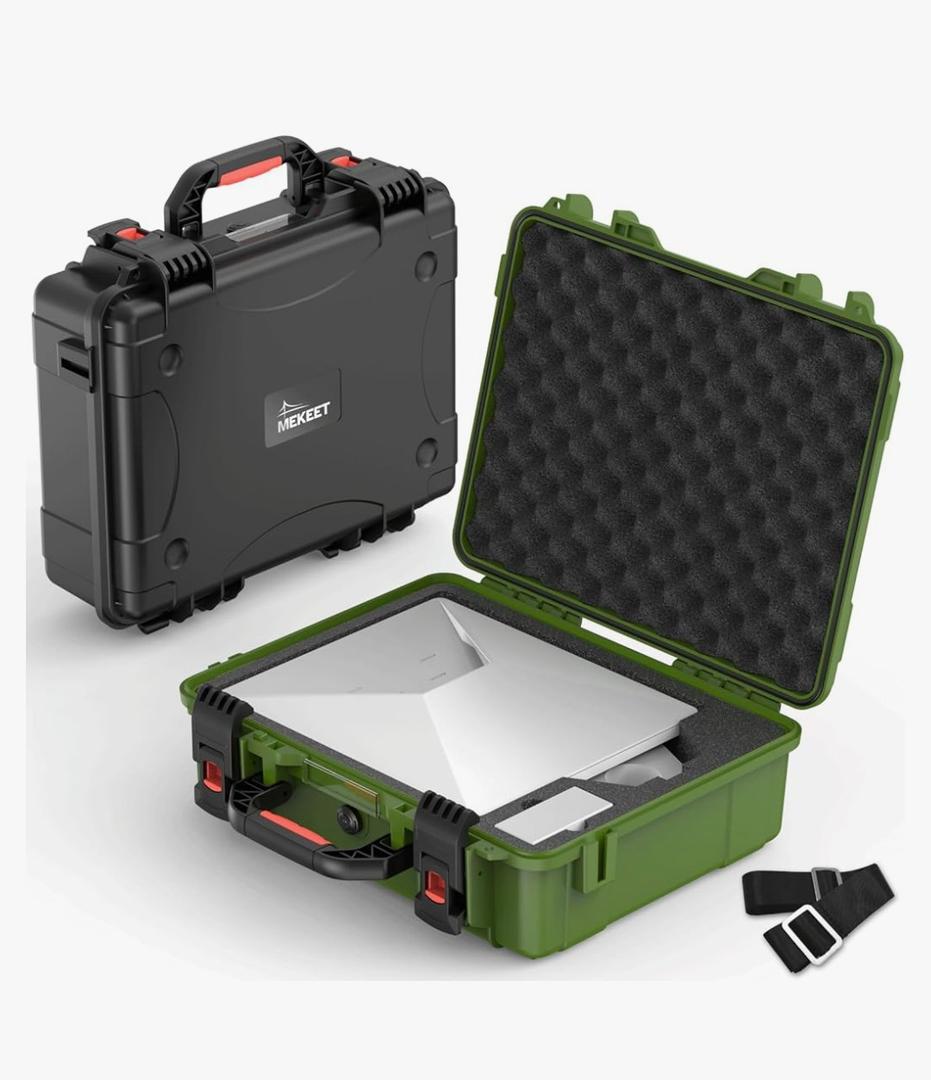 Starlink Mini Case, IP67 Waterproof Starlink Mini Hard Case with Portable Strap, Precision Cut Foam for Starlink Accessories, Starlink Bag for Travel Outdoor Camping Hiking