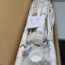 EAMBRITE 5FT 6FT White Birch Tree Set Christmas Tree Decorations, Lighted Artificial Twig Trees Outdoor Indoor, Prelit Tree with Timer & Light Dimmer for Home Porch Xmas Decor (2 Pack, Warm White)