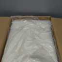 ALeesing Vanity Stool with Storage, Velvet Makeup Stool with Flip Top, Square Ottoman Chair with Metal Legs & Adjustable Feet for Bedroom Living Room, White