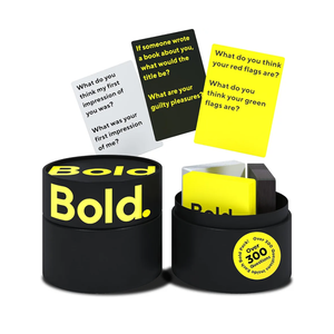 Bold - 300 Conversation and Question Cards for Adults - Perfect for: Bridal Shower Gifts, Couple Gifts, Date Night, Couples Games, Date Night Ideas, Anniversary, Couples Gifts, Wedding Gift for Couple