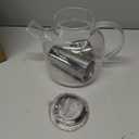 1500ml(50oz) Glass Teapot with Removable Infuser, Ehugos Stovetop Safe Large Tea Pot, Blooming and Loose Leaf Hand Crafted Kettle for Women and Adult with Stainless Infuser